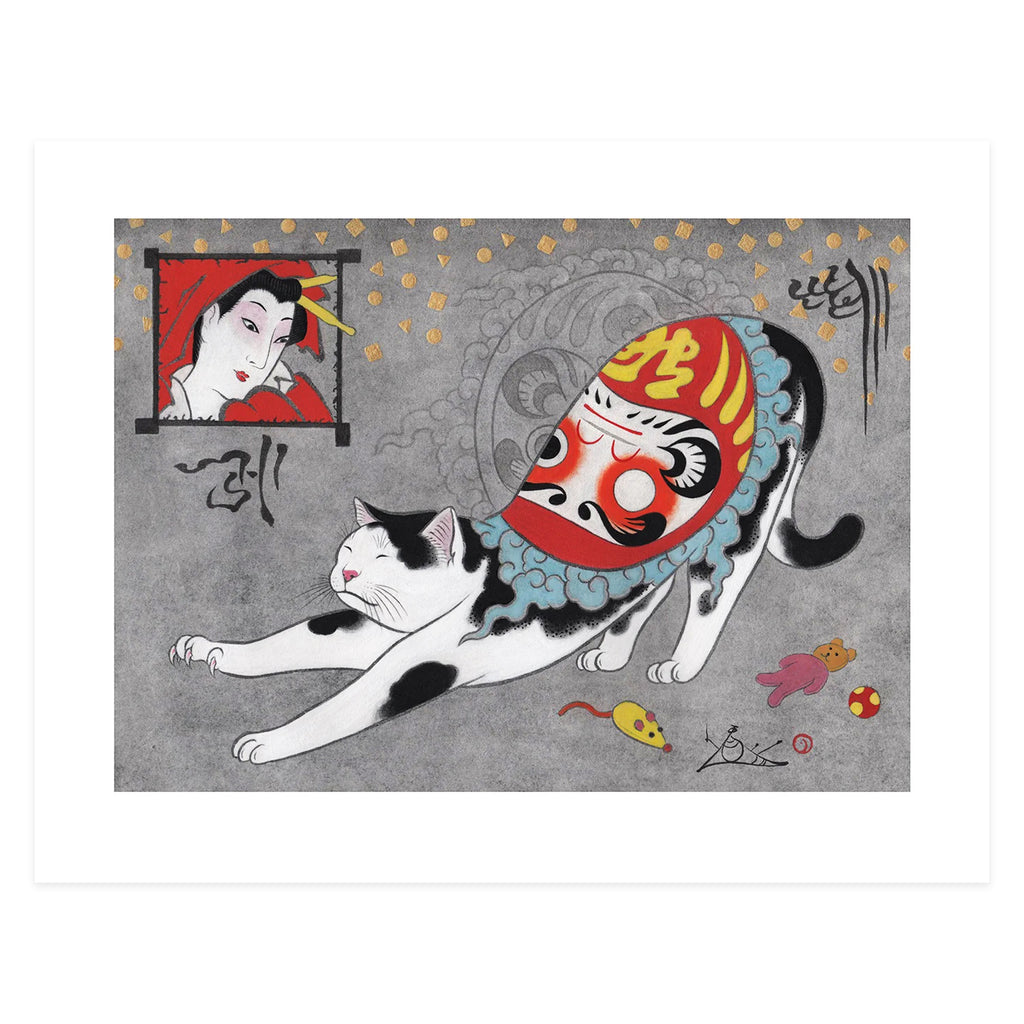 Daruma Cat