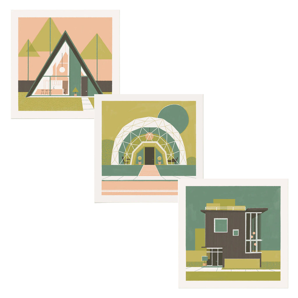 Geometric House Set